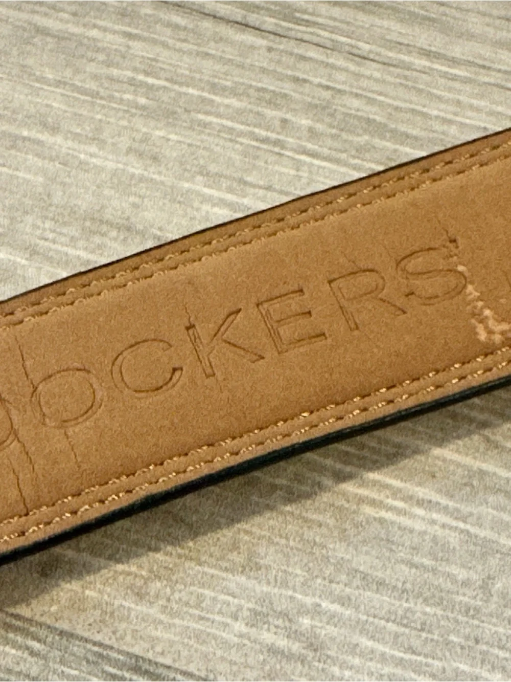Dockers Brown Leather Belt Size 34 Casual Classic Business Office